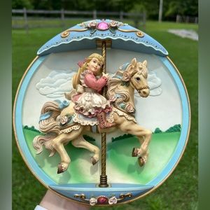 The Bradford Exchange 1994 No. 84-B10-176.1 Carousel Daydreams Swept Away Music